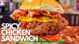 Crispy Spicy Chicken Sandwich Recipe | Chicken Sandwich Recipe