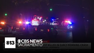 Motorcyclist killed in early morning Sacramento crash