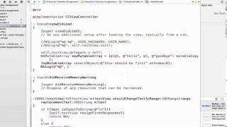 iOS Programming Tutorial - Insert and Remove Objects from a NSMutableArray in Objective C - 52