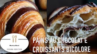 Croissants e pains au chocolat bicolore!!!