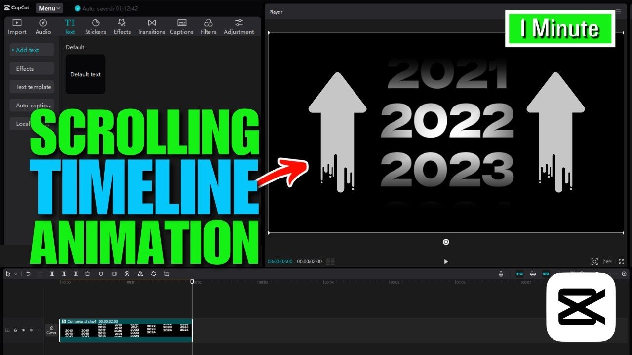 How To Make Scrolling Timeline Animation In Capcut Pc Full Guide