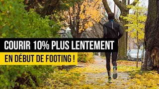 Courir lentement en debut de footing : La règle des 10% qui évite des blessures !