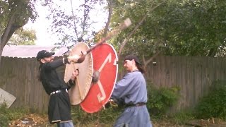 Viking Shield Techniques - Nail or indentation manipulating opponent's shield ep.5