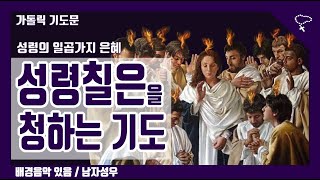 [가톨릭 기도문] 성령칠은을 청하는 기도, 성령의 일곱가지 은혜, 성령송가와 함께 (배경음악 있음, 남자성우 녹음)