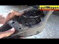 VW Golf 5 how to change rear springs and rear shock absorber 100% detailed full time