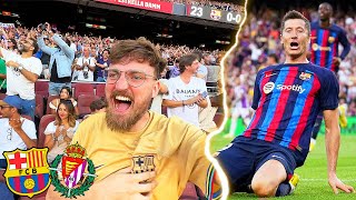 Lewandowski Gala - wieder 2 Tore ⚽ FC Barcelona vs. Real Valladolid - VIP Stadionvlog | ViscaBarca