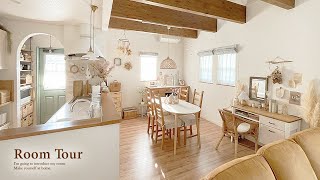 [Room Tour] Natural country house ｜ Cafe-style fashionable interior ｜ IKEA ｜ American house