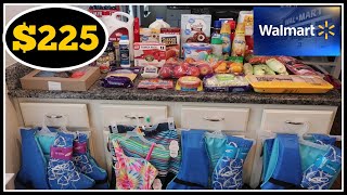 $225 Walmart Grocery Haul & Meal Plan | Prepping for VACATION!