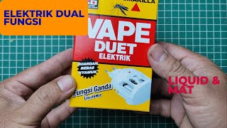 Unboxing, review dan cara memasang obat nyamuk elektrik vape duet elektrik