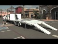 MethBuster Mobile Trailer Lift Auto Car Vehicle Maintenance Inspection Service Work Platform