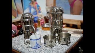 ぎっくり腰ゆえに…～Marca STELLA エスプレッソメイカー 戦後タイプ～Due to a sudden back pain... ~ Marca STELLA Espresso Maker ~