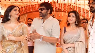 Mega Star Chiranjeevi Visuals at Nagabandham Movie Opening Pooja Ceremony | MS Talkies