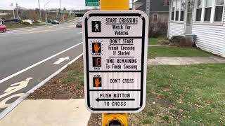 Pedestrian Crossing Safety: Talking Pedestrian Signal on Route 113 - Methuen