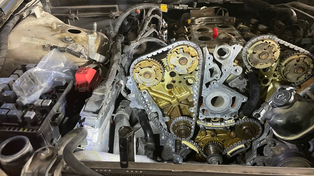 Cts 3 6 Timing Chain Install Youtube