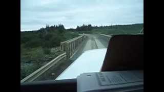 Mr. John Tutorial : Driving a Semi B-train down a Newfoundland mining road