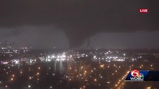 Large tornado in Lower Ninth Ward