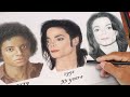 Painting Michael Jackson  in（1979）（1991）（2003）｜ X-Painting｜Colored Pencil