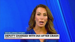 Greenwood County deputy charged with DUI after crash