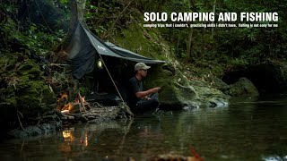 CAMPING AND FISHING | PERTAMA KALI MEMANCING SAAT CAMPING | ASMR