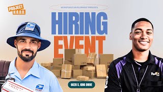 Major Job Wins! Inside the Project H.O.O.D. Hiring Event | USPS & FedEx Careers!