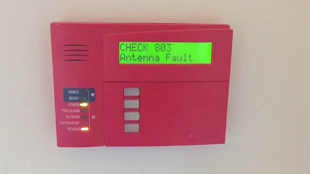 Honeywell Keypad Fire Trouble - YouTube