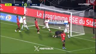 Achraf Hakimi goal vs Rennes 2-0
