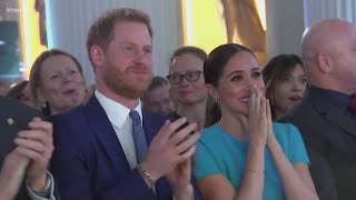 Harry, Meghan attend their last event as senior royals