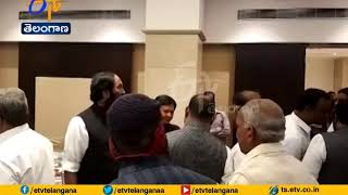 PCC President Uttam Kumar Reddy Meet | With New Elected Congress MLAs | in a Hotel at Hyderabad