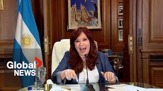 "It is a judicial mafia": Argentina VP Cristina Kirchner condemns 6-year prison sentence