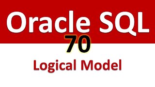 Oracle SQL Developer Tutorial For Beginners 70 Data Modeling Logical Model
