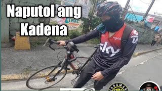 Biker naglakad na lang dahil naputol ang kadena