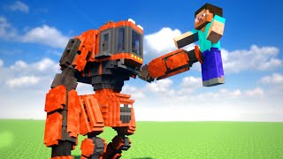 Experiments with - Minecraft vs Mechs #2 | Teardown