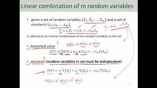 Linear Combination of Multiple Random Variables - Example