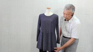 リバーシブルチュニックの説明です徳島呉服寝具洋服タオルギフト山善