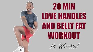 20 Minute Standing Love Handles and Belly Fat Workout That Works