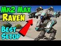 War Robots My Best Mk2 Maxed Out Raven Setup Gameplay - WR NEW