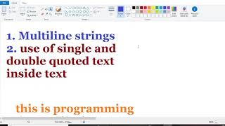 PYTHON TUTORIAL: HOW TO PRINT QUOTED TEXT USING STRINGS|SECRET BEHIND SINGLE, DOUBLE, TRIPLE QUOTES