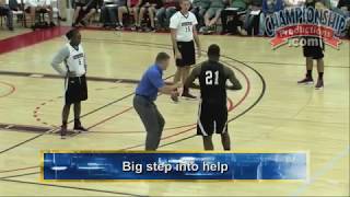 Basketball 2-on-2 Closeout Drill! with T.J. Otzelberger