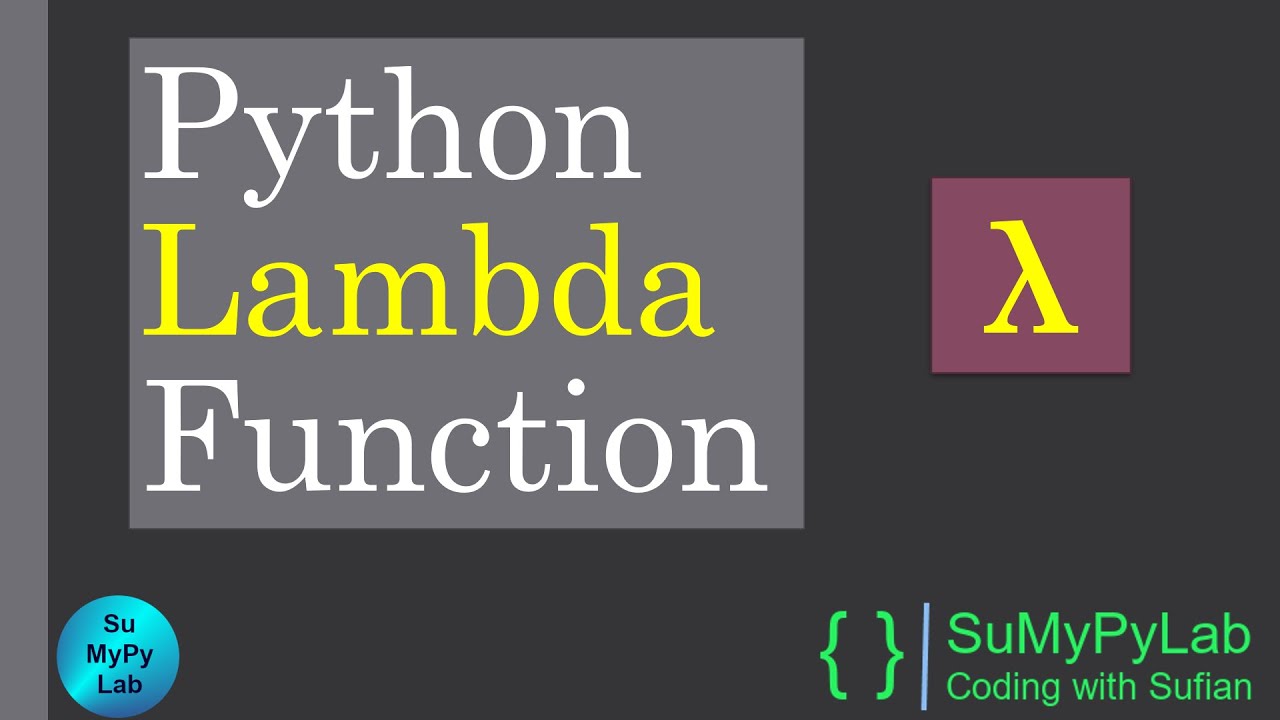 Python Lambda Function Lambda Function Lambda Expression Python