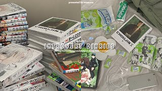 introvert diaries 🥘 : morning routine, korean marketplace, manga hauls, + snacks !