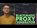 Blackmagic Proxy Generator & PROXY Workflow in Davinci Resolve 18 EXPLAINED! - Tutorial