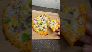 Pizza Recipe | How to Make Pizza | Farmhouse Pizza | food Challenge | Easy Snacks #pizza #shorts