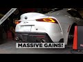 2020 Toyota Supra - CTS Catless Downpipe & Stage 2 Bootmod3 Dyno Results