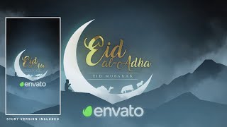 Eid Al Adha and Ramadan Paper Intro Wishes 2021 - AFTER EFFECTS TEMPLATE New Intro Opener