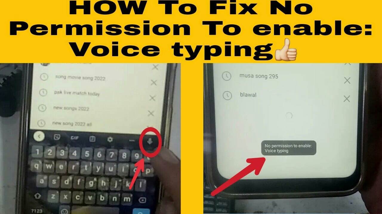 How To Fix No Permission To Enable Voice Typing Ll Gboard Recording ...