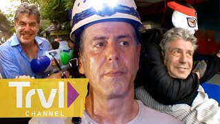 Anthony’s MOST OUTRAGEOUS Adventures | Anthony Bourdain: No Reservations | Travel Channel