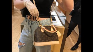 Louis Vuitton Alma BB M53152 Handbag Process details display