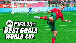 FIFA 23 | BEST GOALS WORLD CUP 2022 | 4K