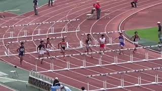 GP男子110mH B決勝 田島記念陸上2019