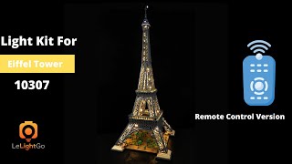 Remote Control Light Kit For LEGO Icons 10307 Eiffel Tower - Eiffel Tower 10307 - Tallest LEGO Set